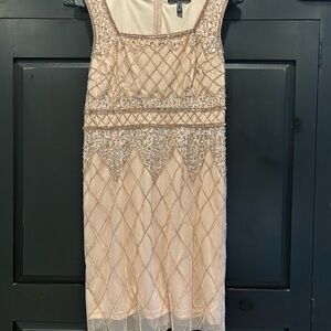 Party Dress—Beautifully Beaded…Flawless, Rose Gold Just Perfect